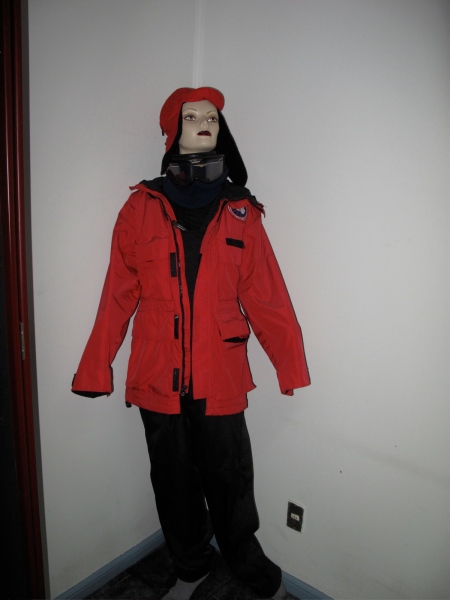 manequin, antarctic clothing